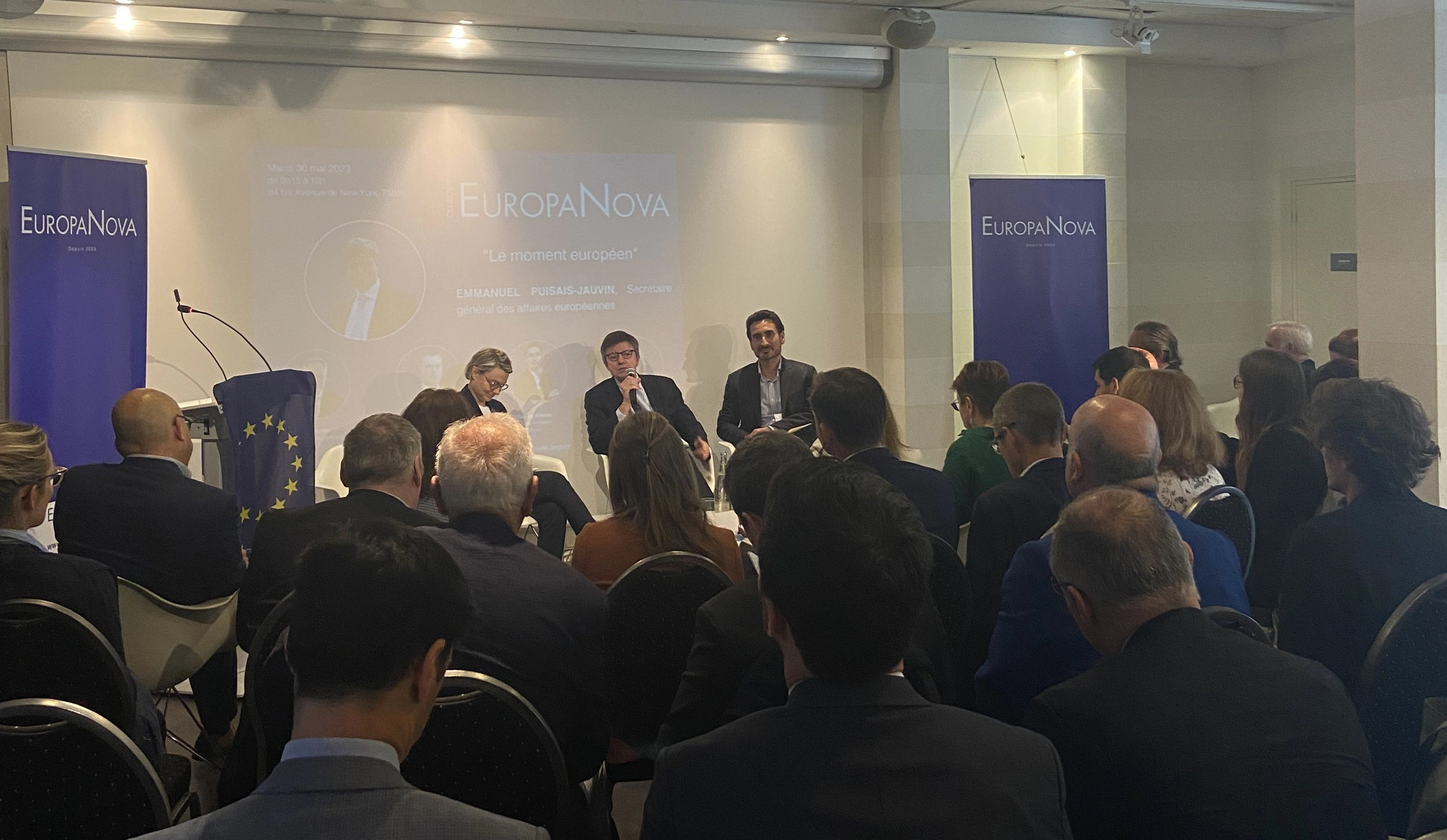 Club EuropaNova n°2 avec le Secrétaire général aux affaires européennes Emmanuel Puisais-Jauvin